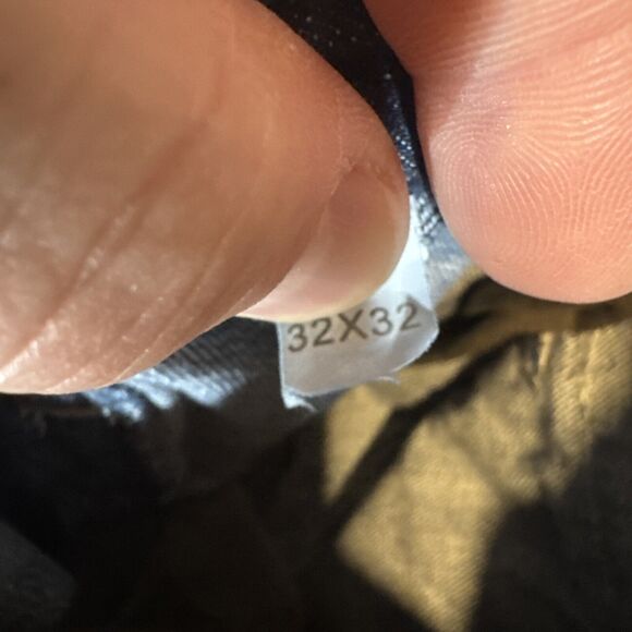 Helix Jeans‎ Mens 32x32 Blue Straight Embroidered Arrow Pockets 100% Cotton Y2K - Picture 7 of 12